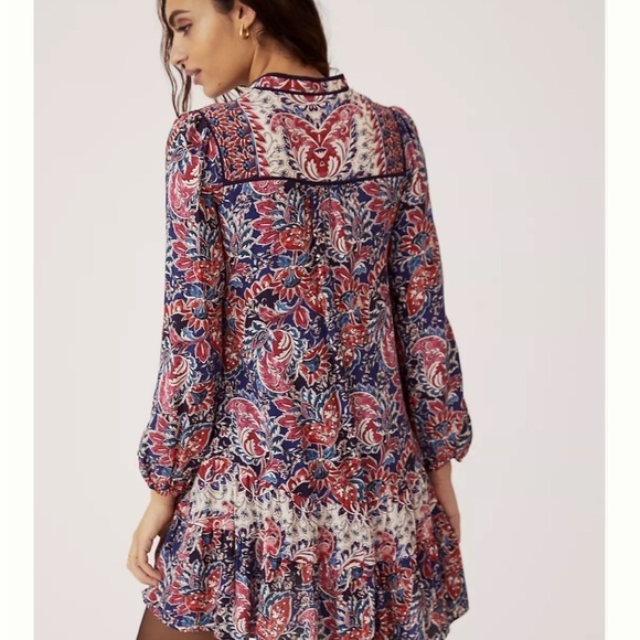 Anthropologie Spliced Tunic Dress Womens Large - Picture 6 of 10